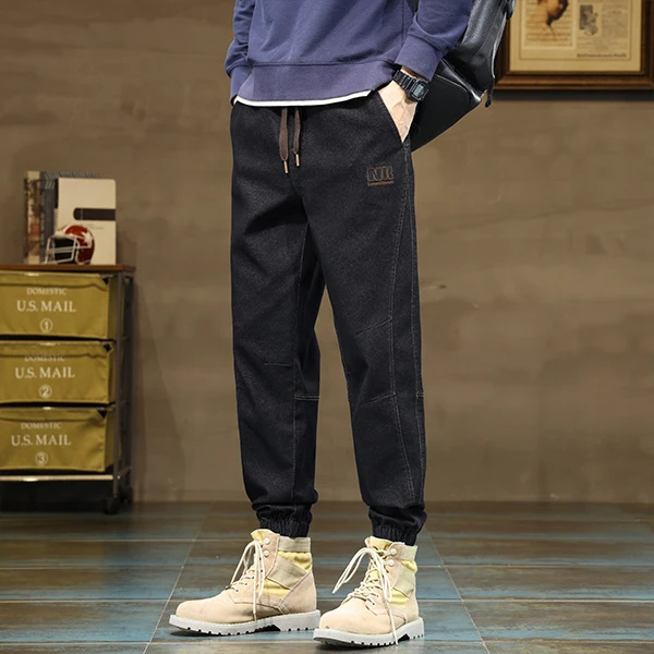 寬鬆束腳工裝褲